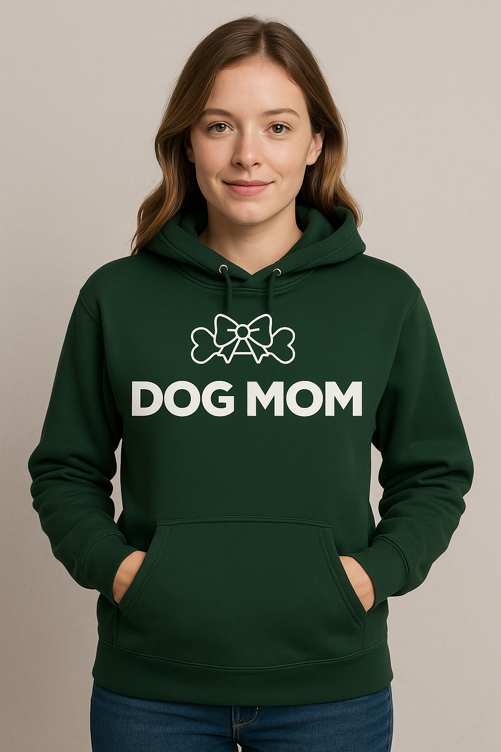 DOG MOM Hoodie – Minimal Luxe Edition