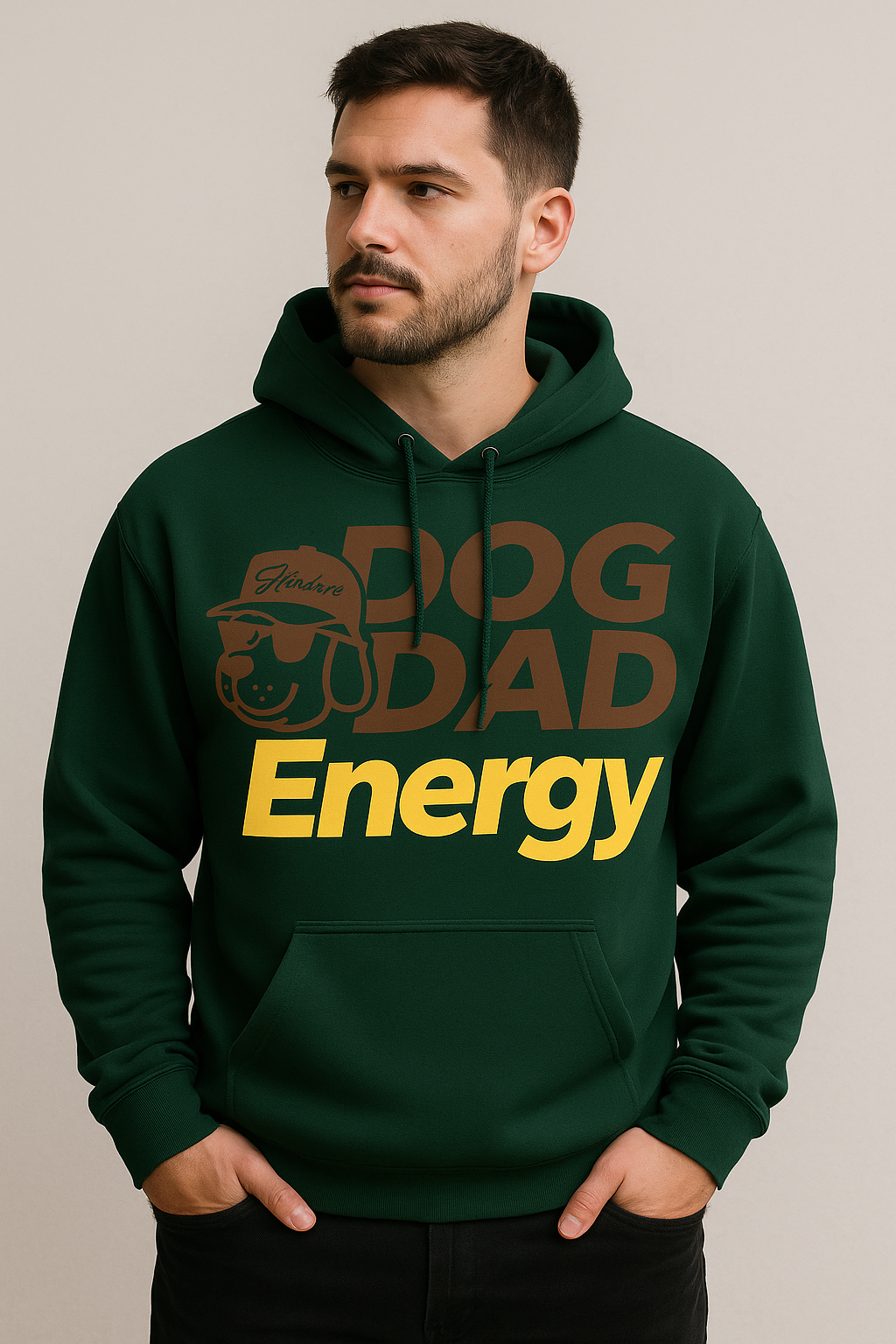 DOG DAD ENERGY – Premium Hoodie