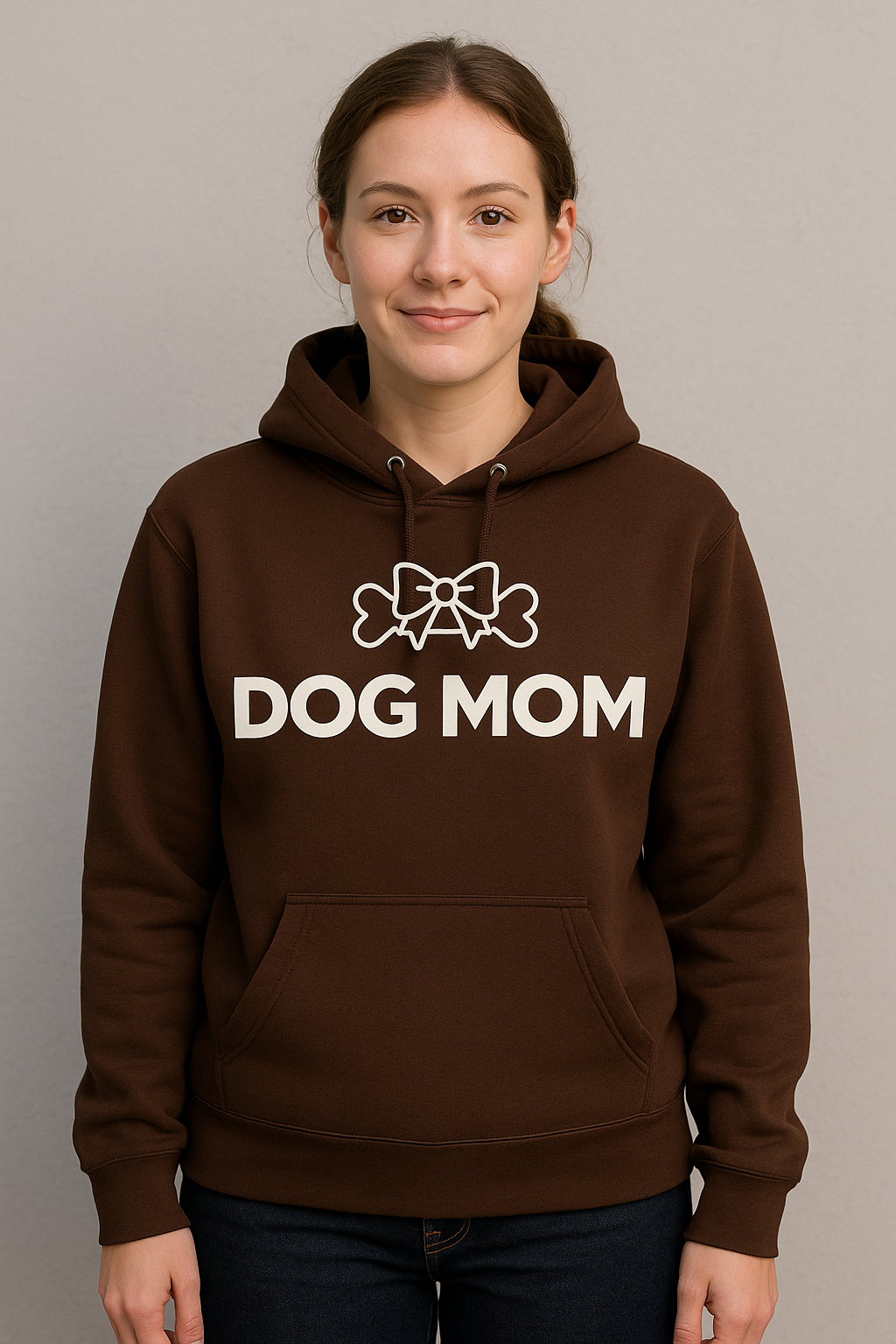 DOG MOM Hoodie – Minimal Luxe Edition