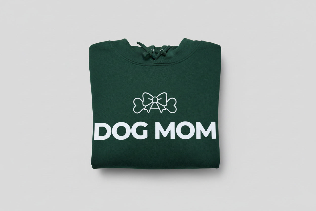 DOG MOM Hoodie – Minimal Luxe Edition